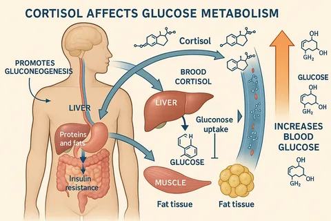el cortisol afecta el metabolismo lúcido